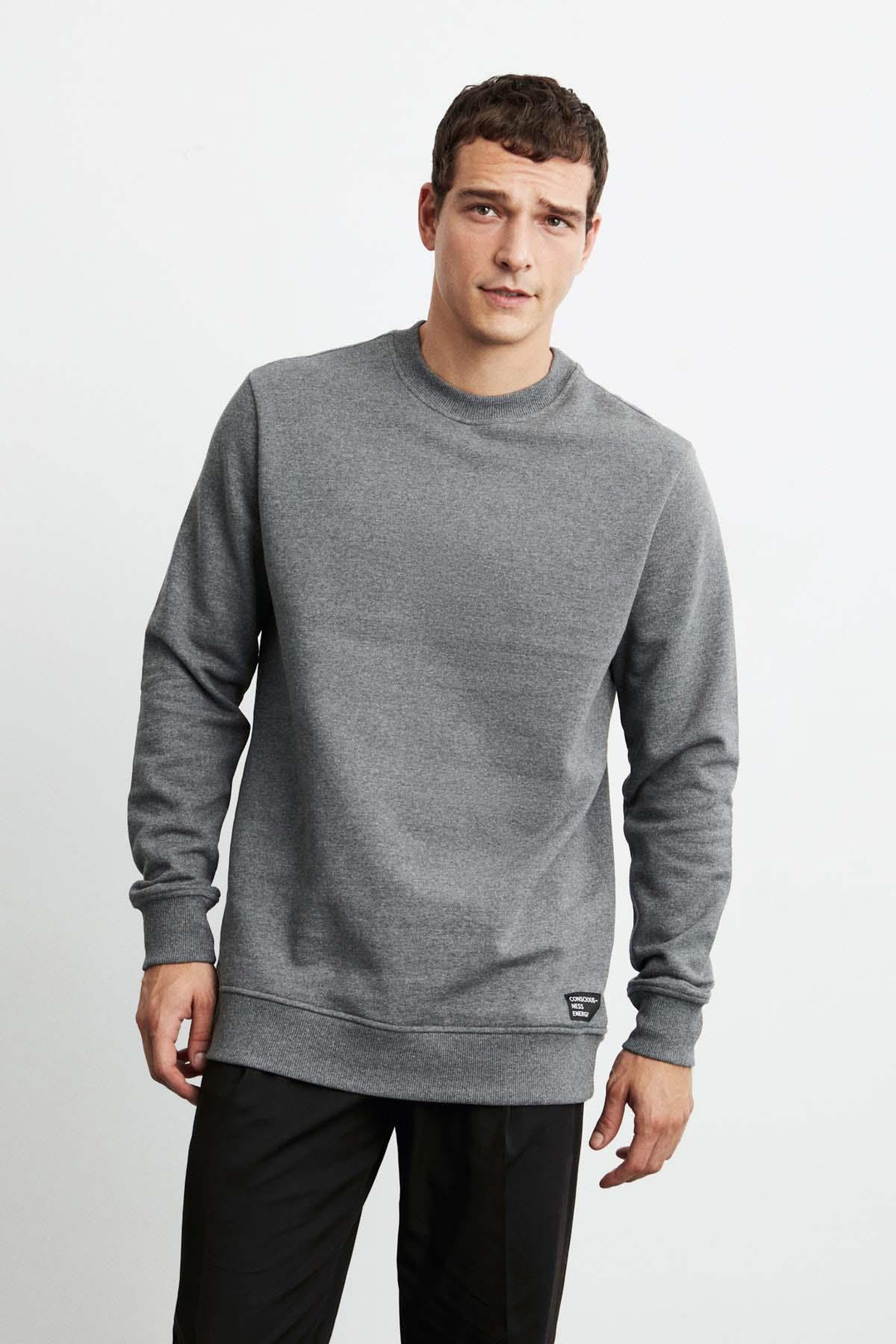 TRAVIS Relaxed Regular Antrasit  Sweatshirt