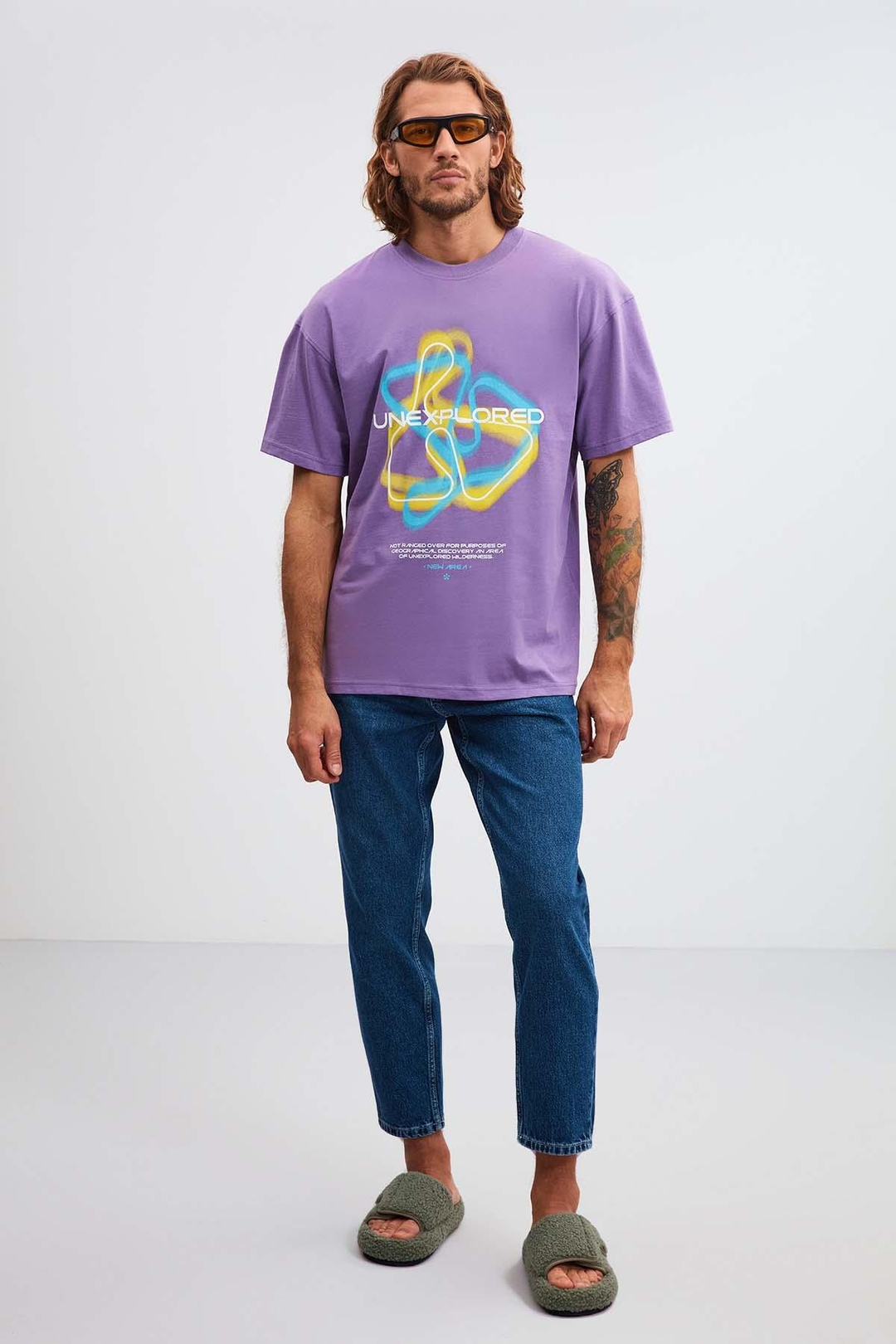 Unexplored Relaxed Oversize Mor T-Shirt