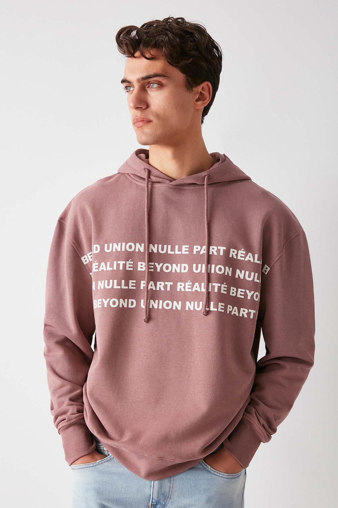 Union Oversize Mürdüm Sweatshirt