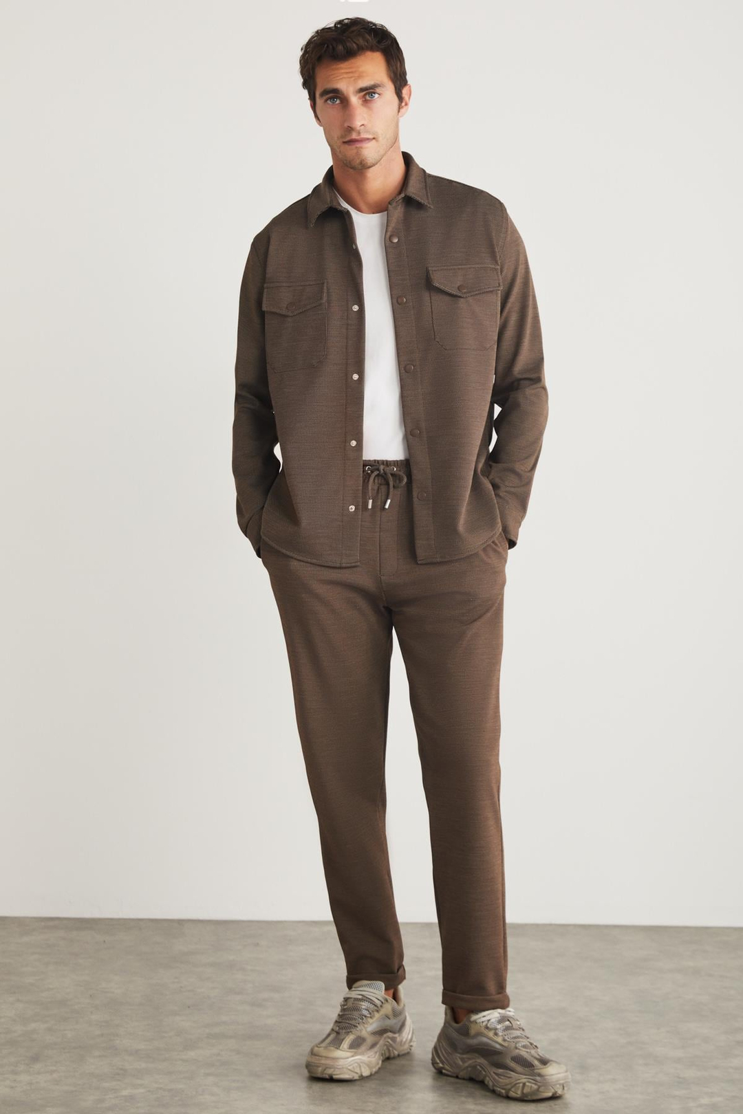 WALSH  Regular Bej Tekli Pantolon