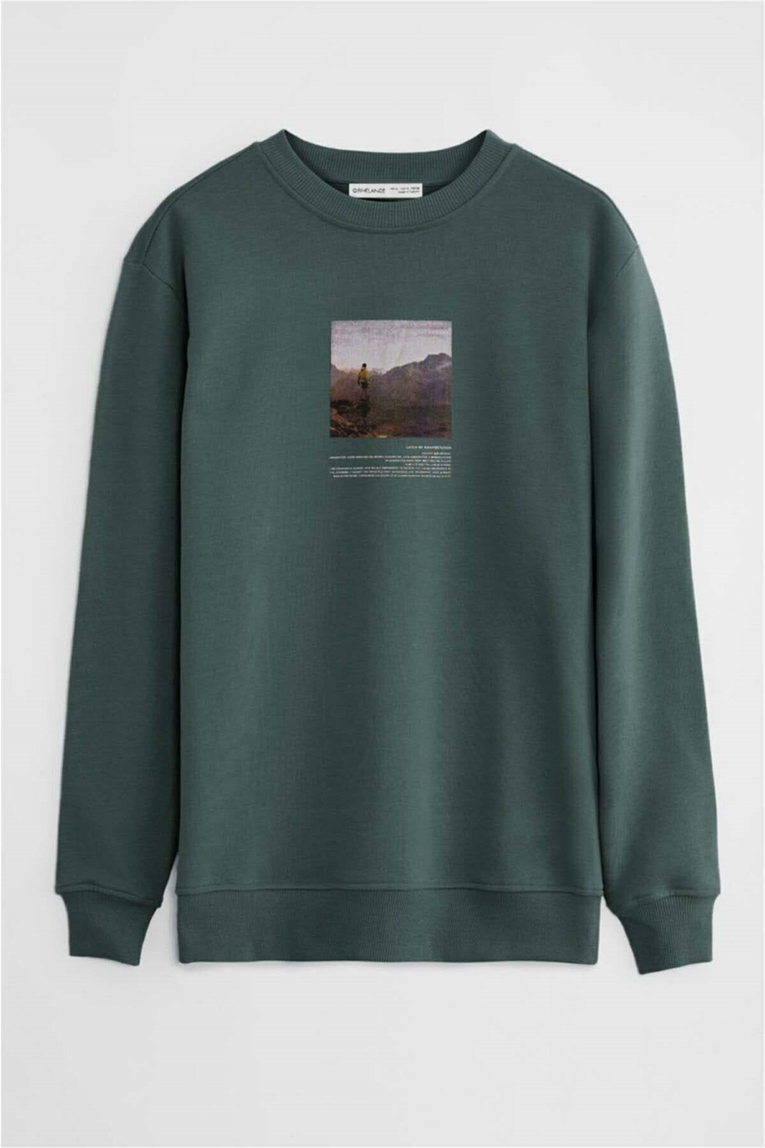 WINSTON Örme Comfort Fit Haki  Sweatshirt