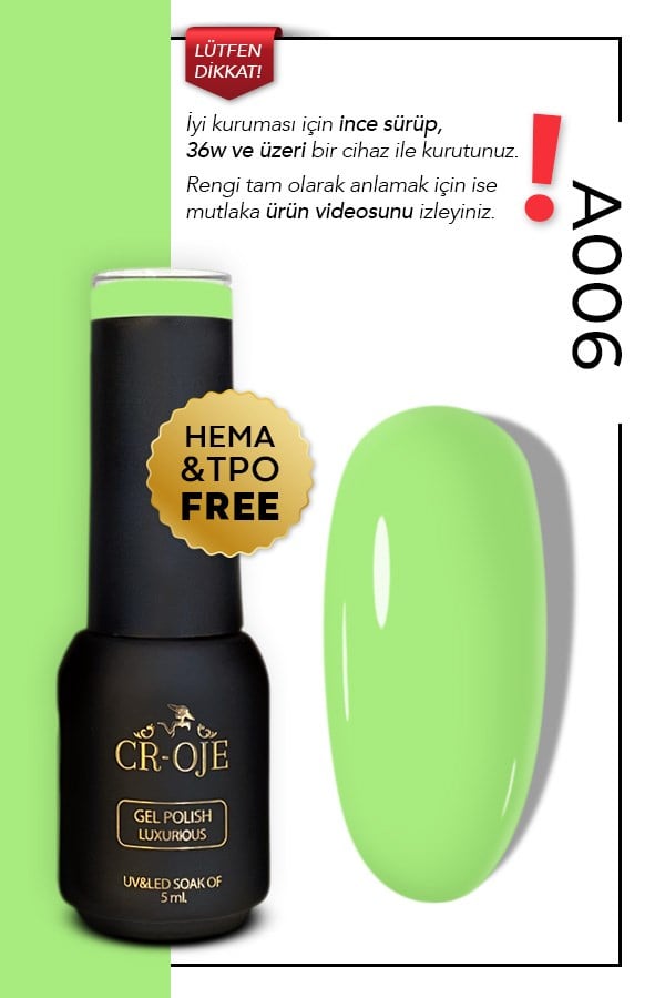 A006 - Yeşil (5 ml)