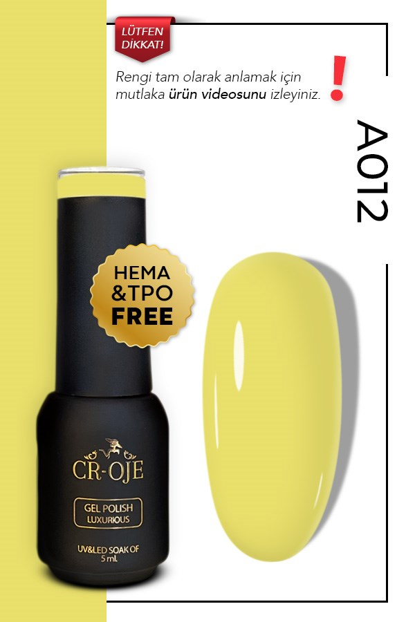 A012 - Sarı (5 ml)