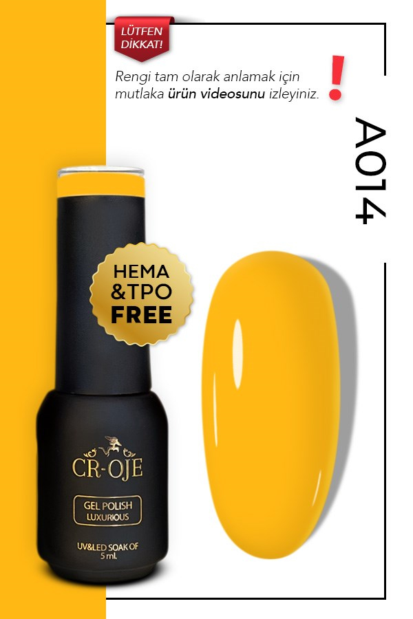 A014 - Sarı (5 ml)