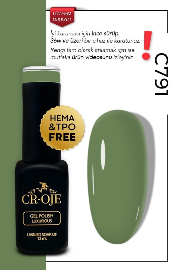 C791 - Çimen Yeşili (12 ML)