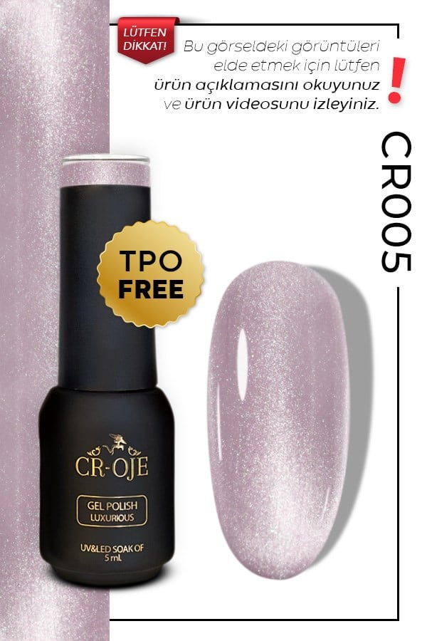 CROJE KALICI OJE Korean Cat Eye Kristal Efektli Manyetik Cat Eye / Kedi Gözü-CR005 (5 ML)