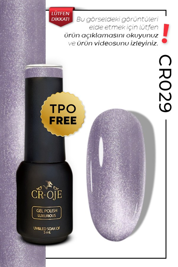 CROJE KALICI OJE Korean Cat Eye Kristal Efektli Manyetik Cat Eye / Kedi Gözü-CR029 (5 ML)