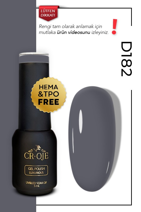 D182 - Koyu Gri (5 ml)