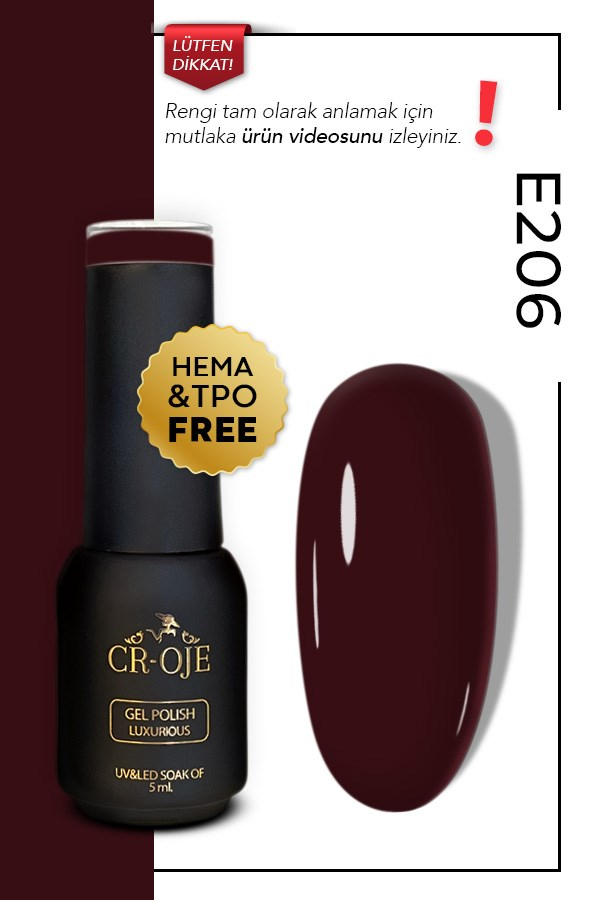 E206 - Koyu Bordo (5 ml)