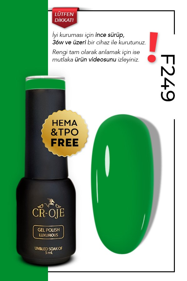 F249 - Yeşil (5 ml )