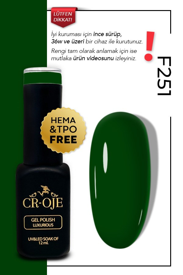 F251- Yeşil (12 ml)