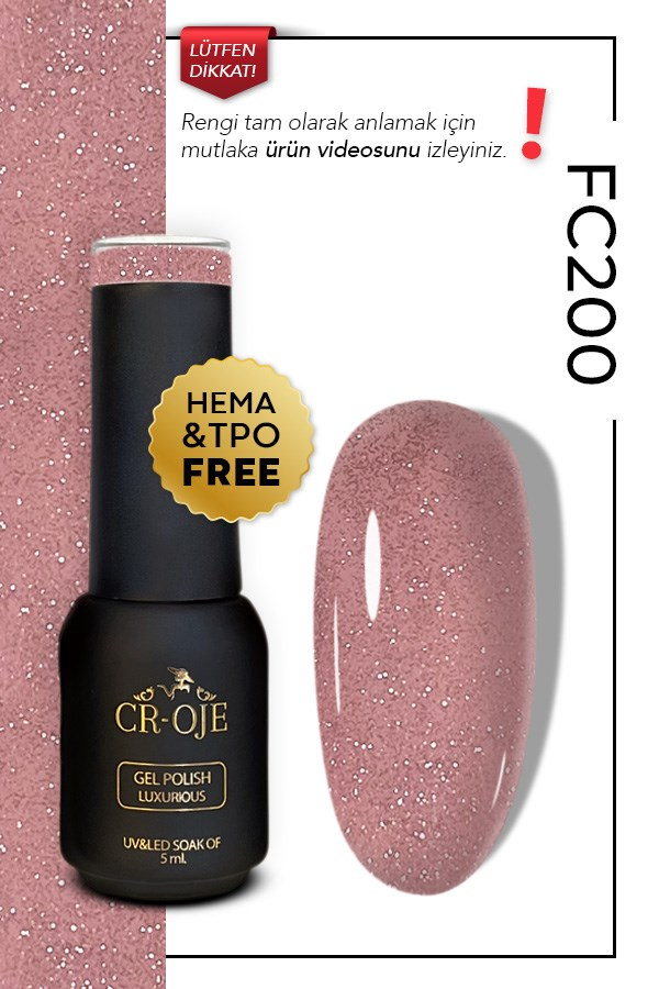 FC200-Disco Flash Kalıcı Oje (5 ml)