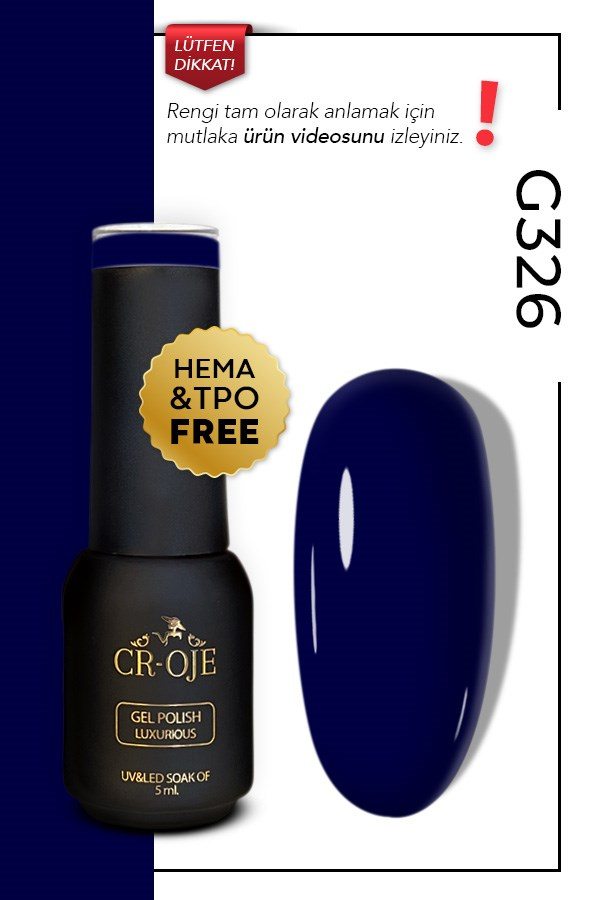 G326- Koyu Lacivert (5 ml)