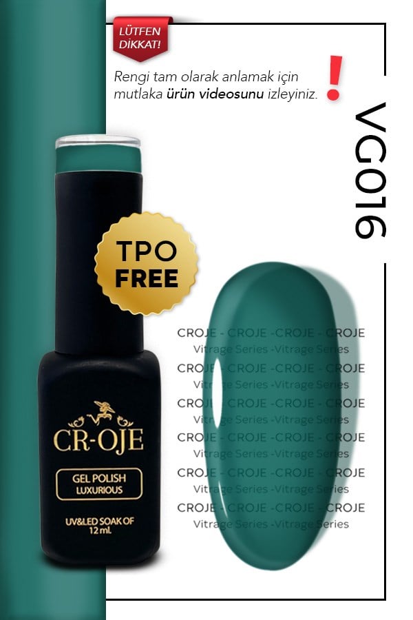 Glass/Vıtrage Oje-VG016 (12 ML)