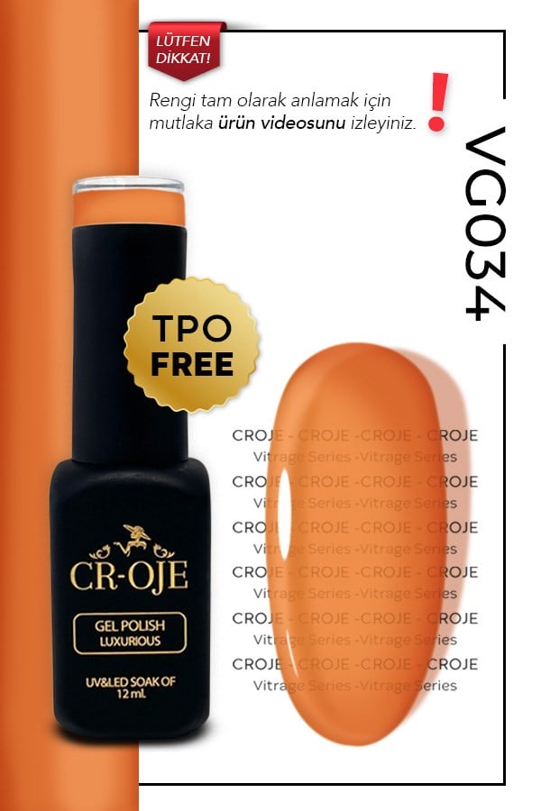 Glass/Vıtrage Oje-VG034 (12 ML)