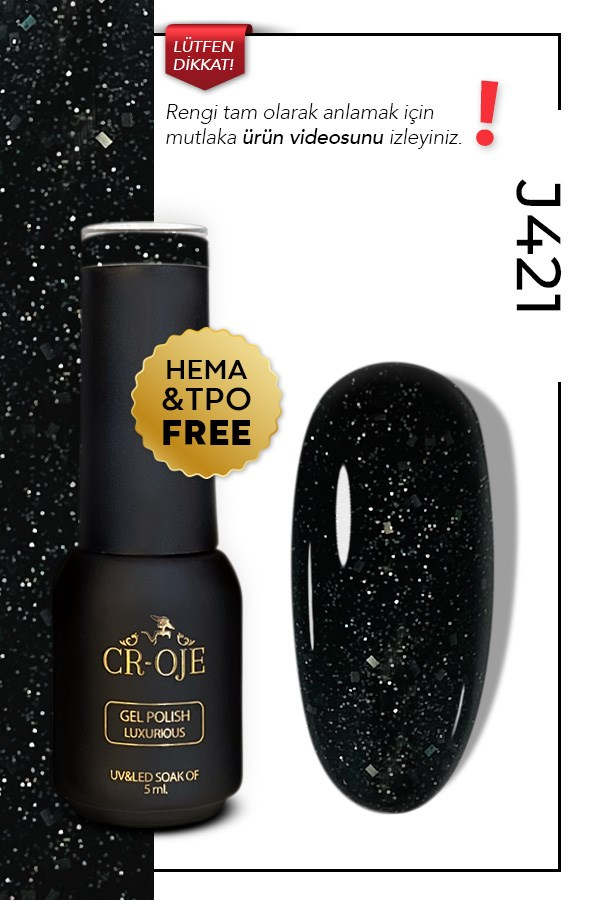 J421 - Siyah Simli (5 ml)