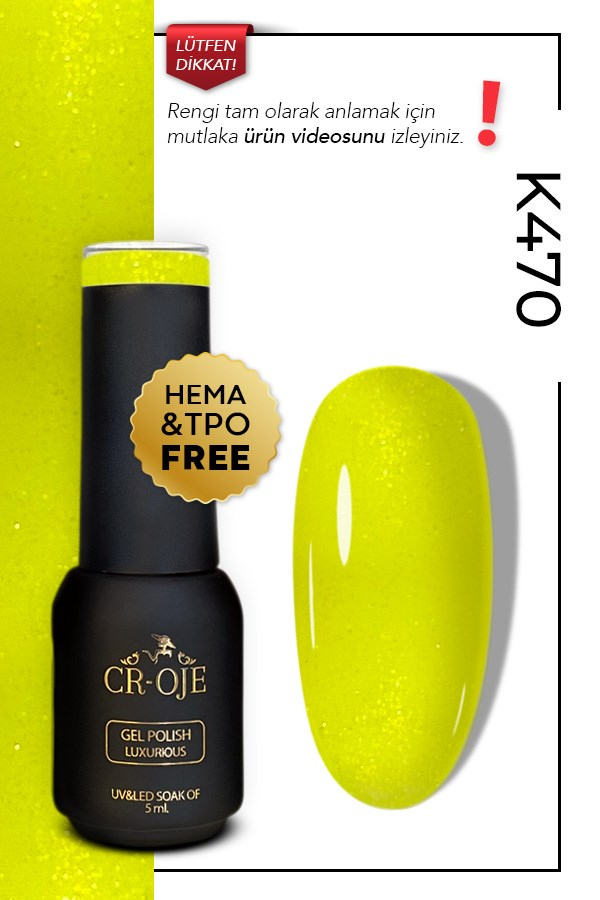 K470 - Simli Sarı (5 ml)
