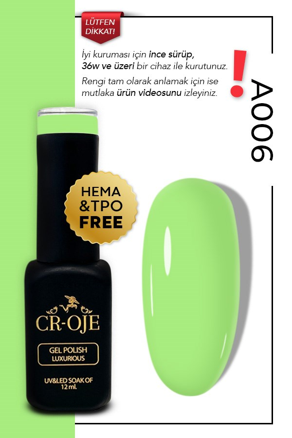 A006 - Yeşil (12 ml.) 