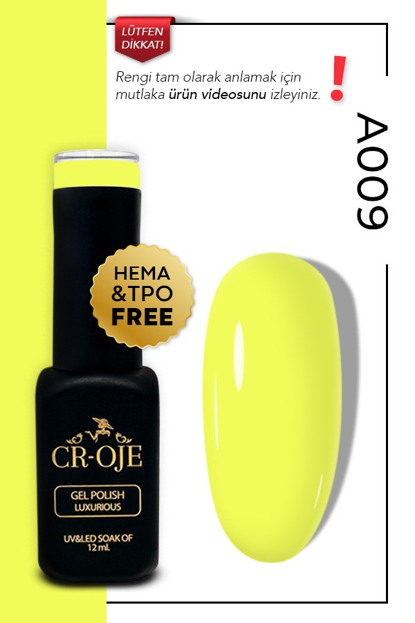 A009 - Sarı  (12 ml.) 