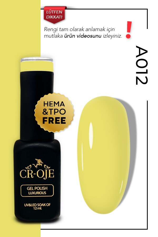 A012 - Sarı (12 ml.) 