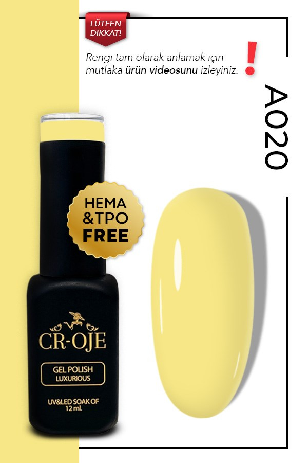 A020- Sarı (12 ml.) 