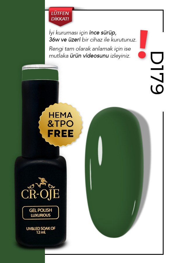 D179 - Yeşil (12 ml.) 