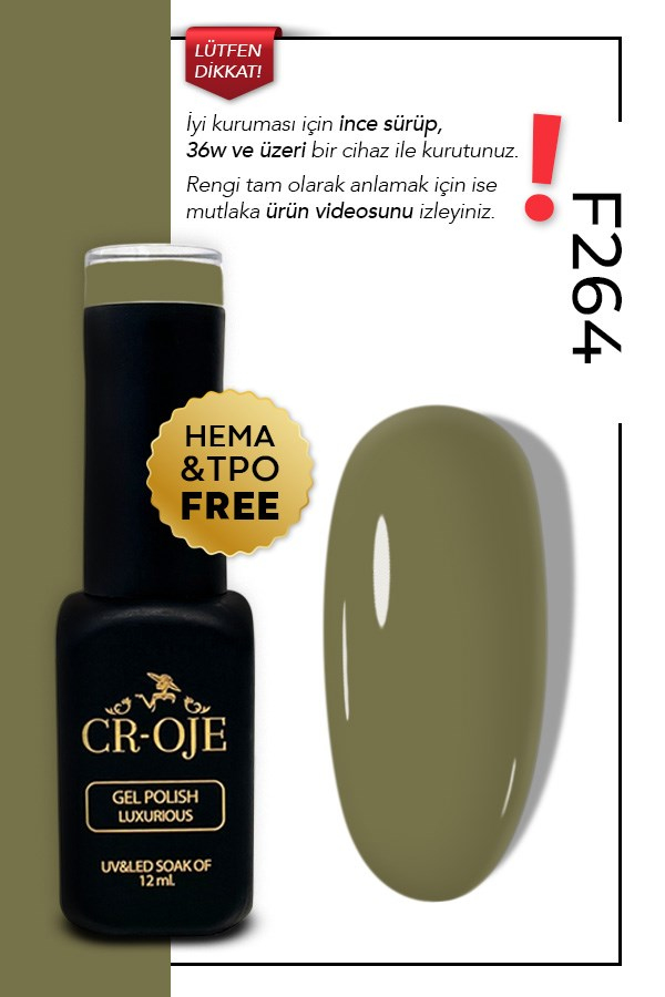 F264- Yeşil  (12 ml.) 