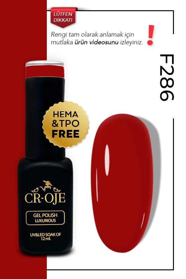 F286 -Kırmızı(12 ml.)