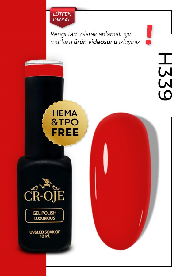 H339-Kırmızı (12 ml.)