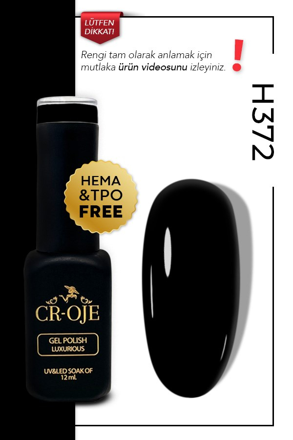 H372- Siyah (12 ml.)