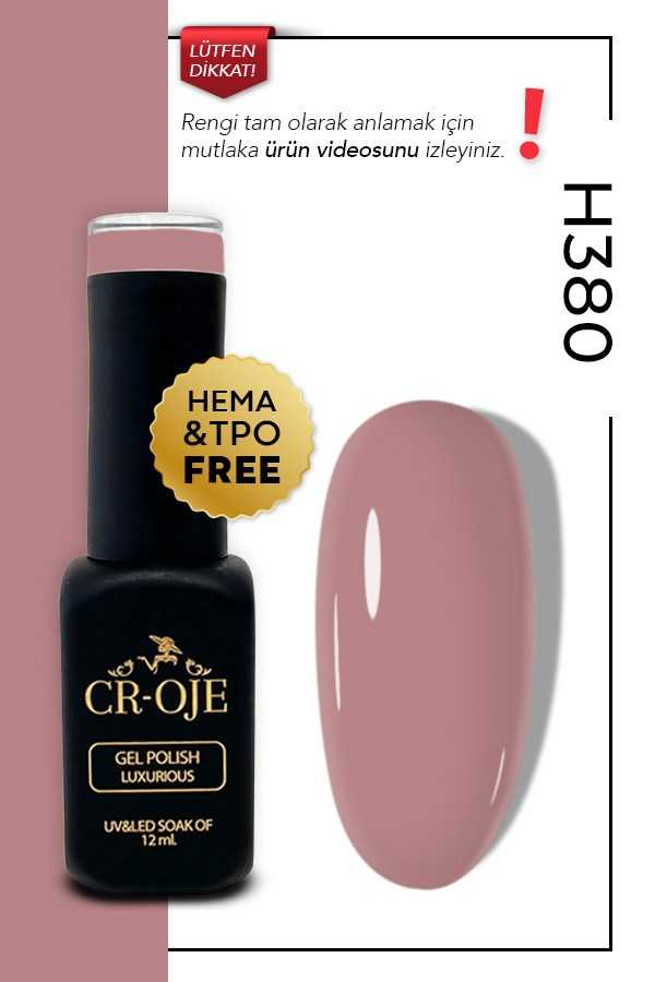 H380- Nude Pembe (12 ml.)