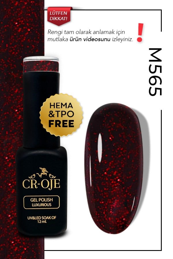Kalıcı Oje M565-Sımlı (12 ml.)