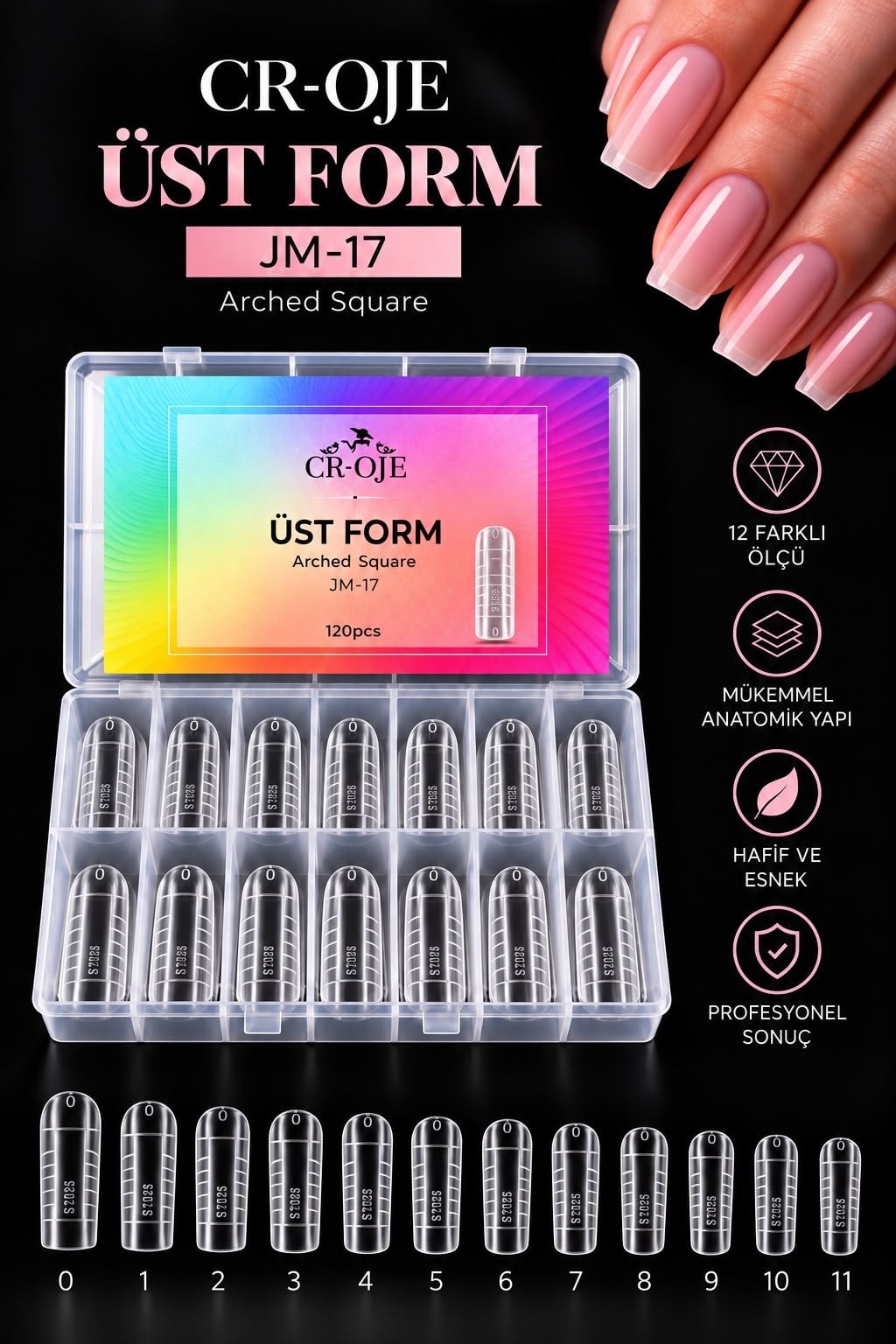 Üst Form 120'li Arched Square JM17