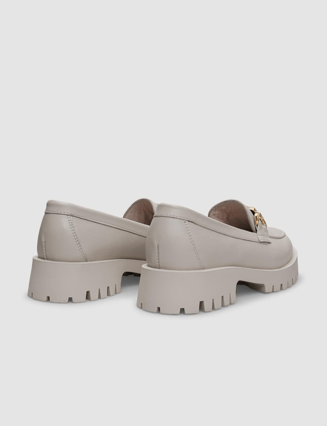 % 100 Hakiki Deri Bej Kadın Ayakkabı