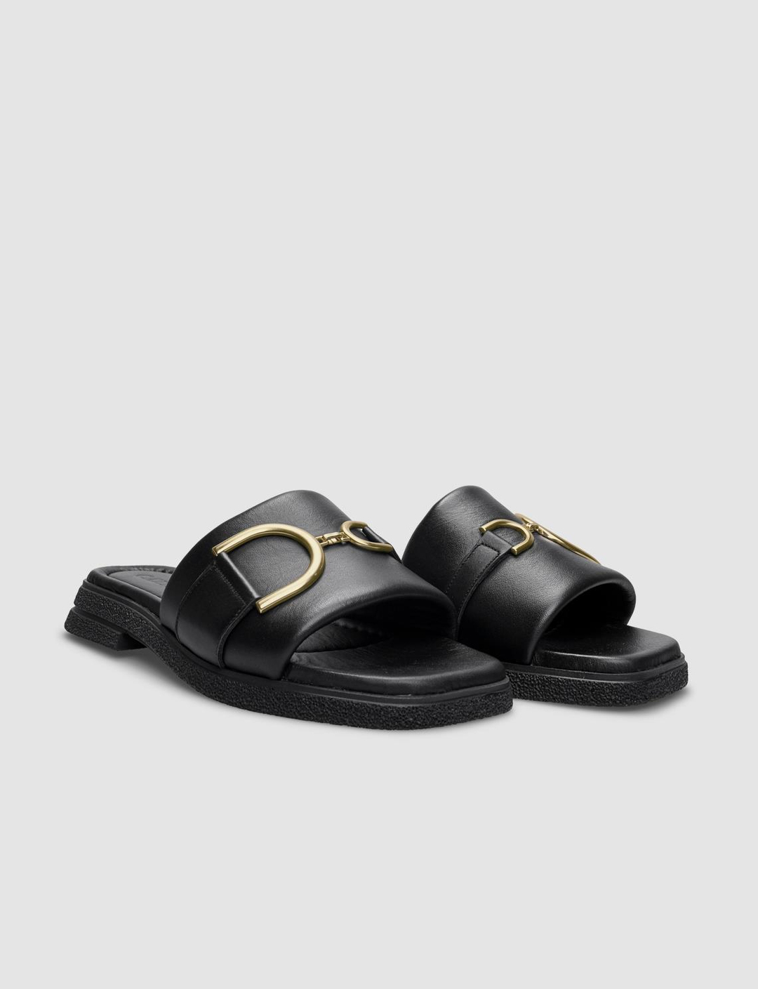 % 100 Hakiki Deri Siyah Kadın Terlik