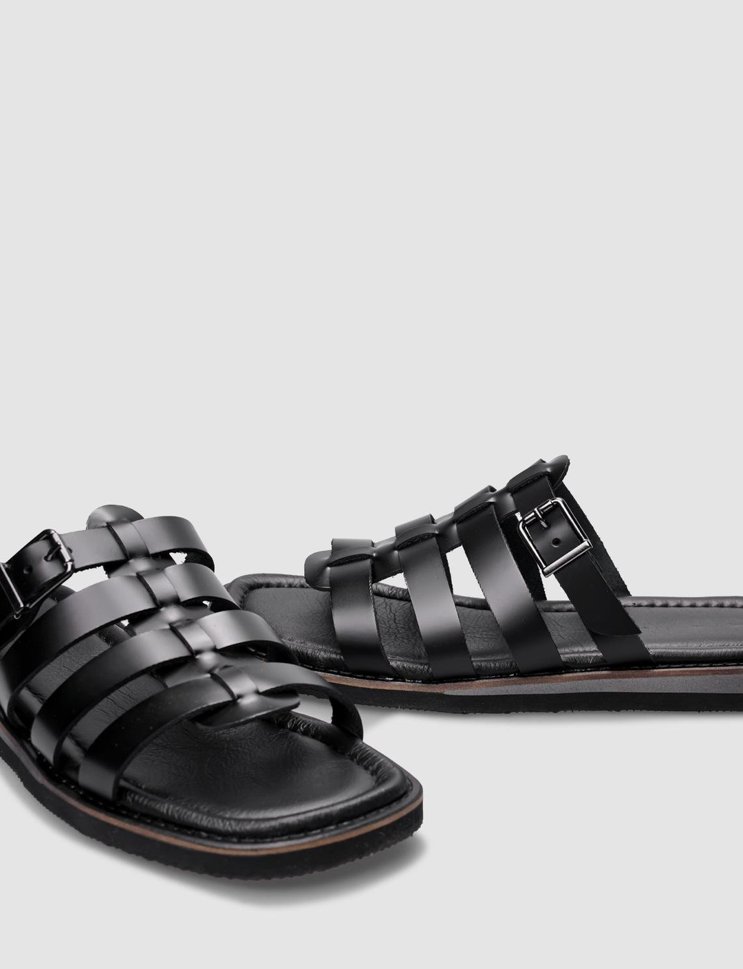 % 100 Hakiki Deri Siyah Kadın Terlik