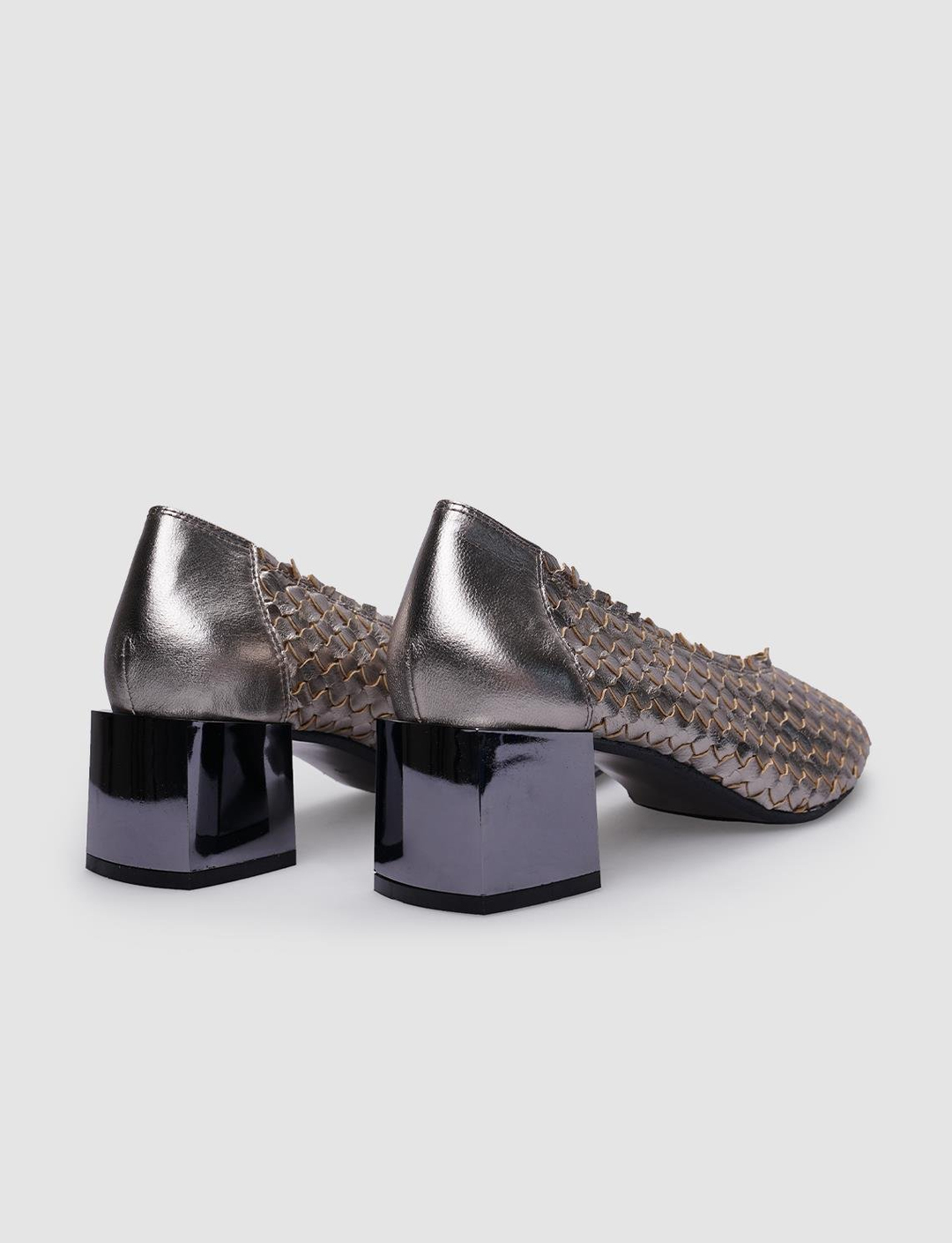 %100 Hakiki Deri Antrasit Kadın Ayakkabı