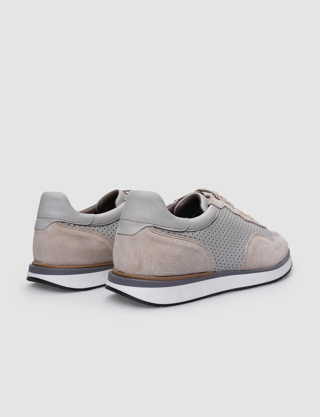 %100 Hakiki Deri Bej Erkek Ayakkabı