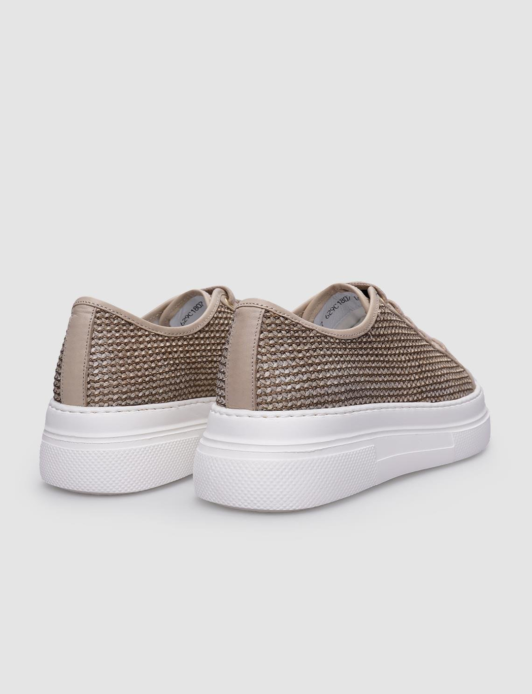 %100 Hakiki Deri Bej Kadın Ayakkabı