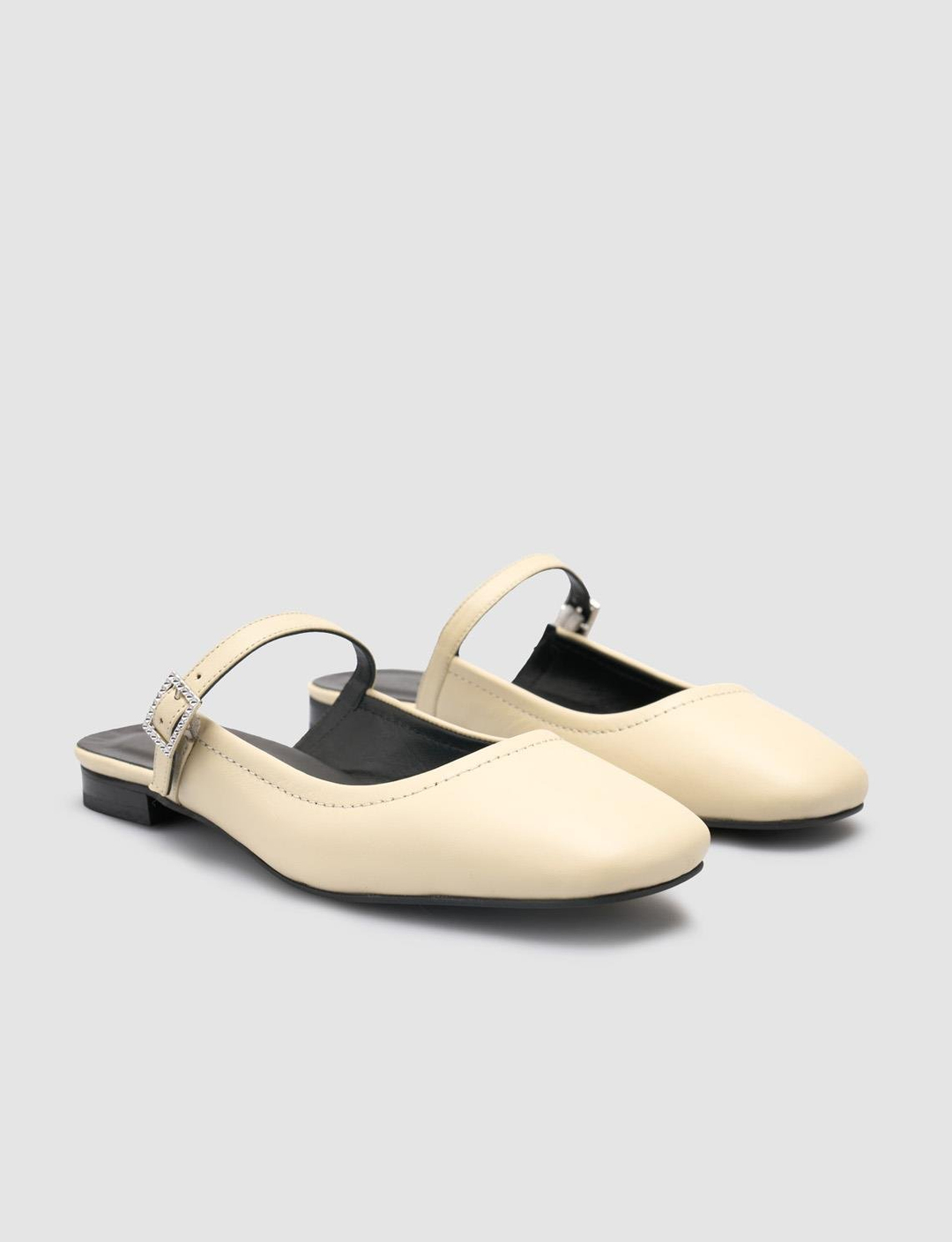 %100 Hakiki Deri Bej Kadın Ayakkabı