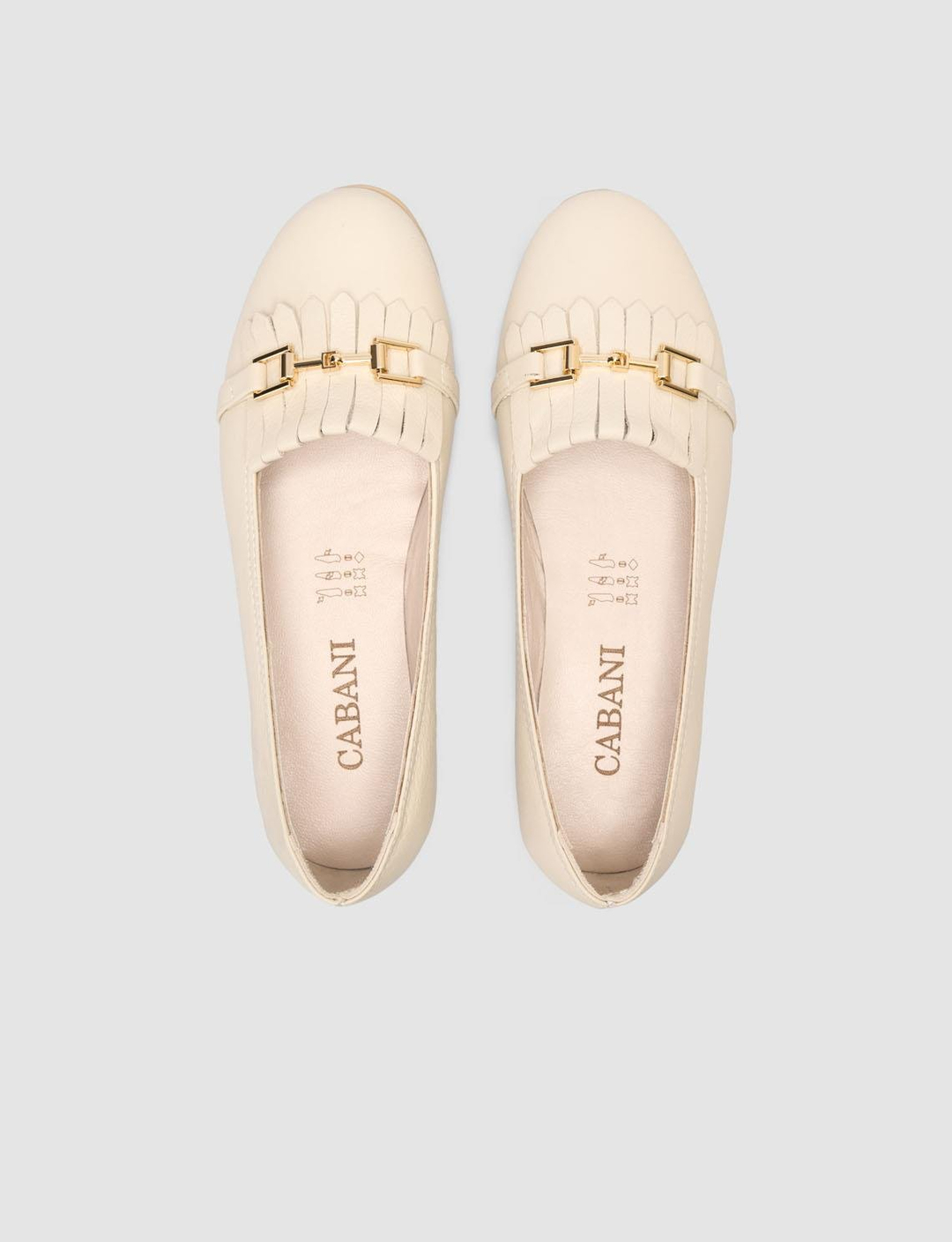 %100 Hakiki Deri Bej Kadın Ayakkabı