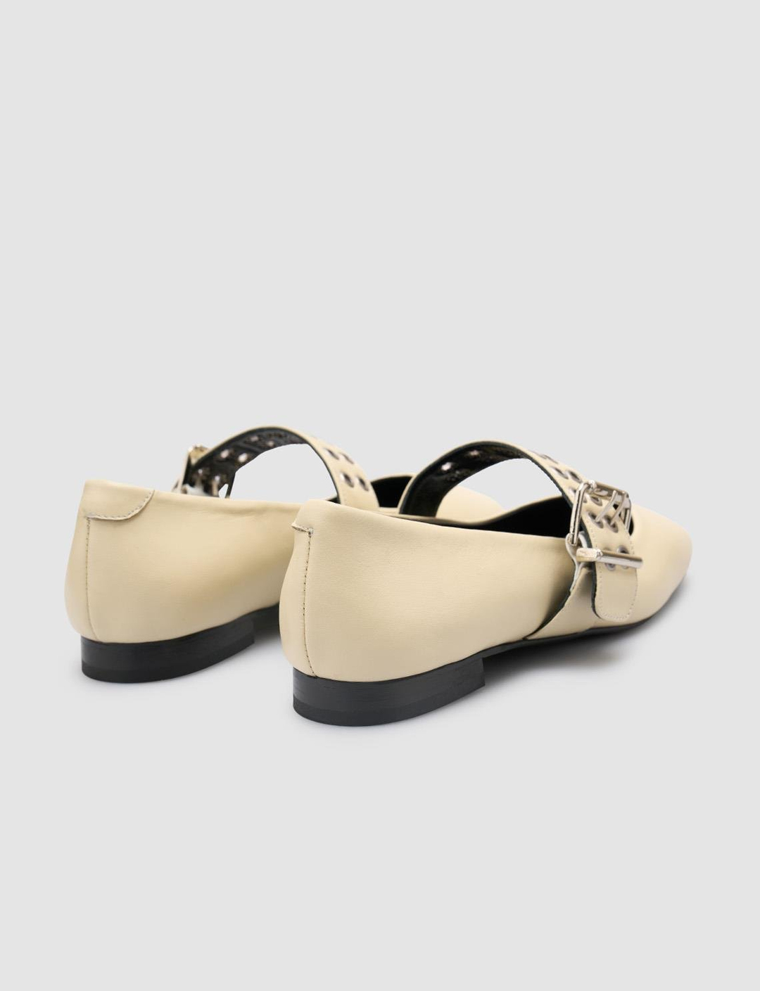 %100 Hakiki Deri Bej Kadın Ayakkabı