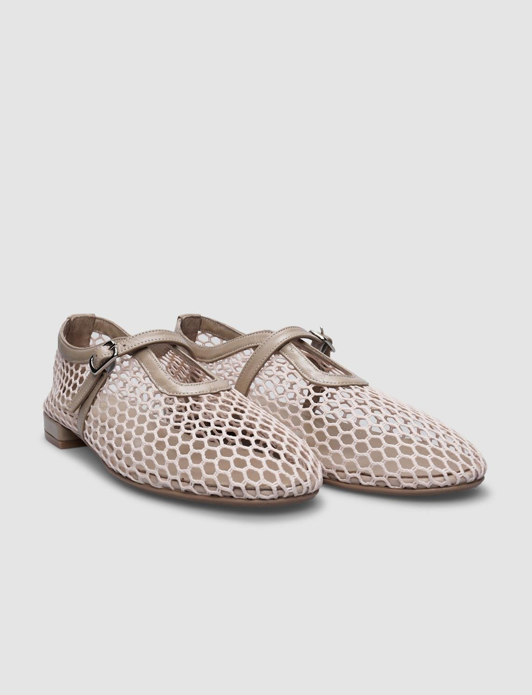 %100 Hakiki Deri Bej Kadın Babet