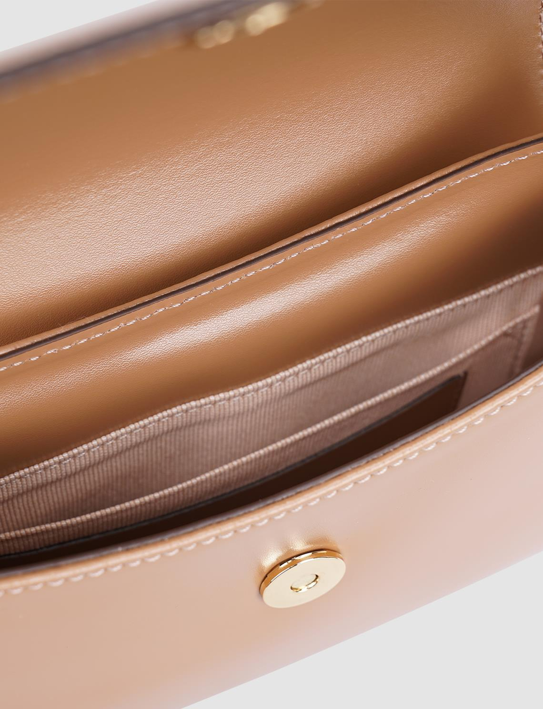 %100 Hakiki Deri Bej Kadın Çanta