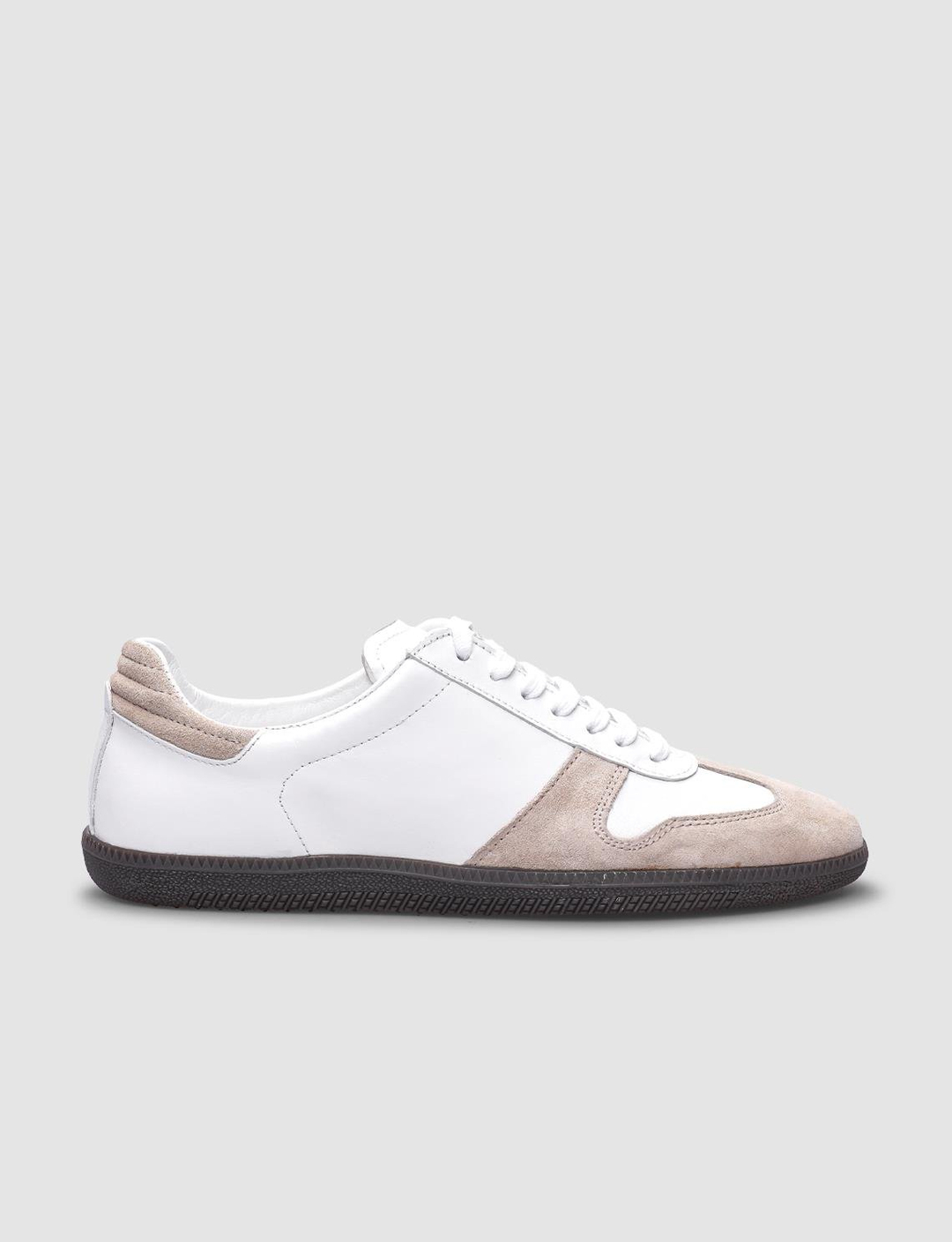 %100 Hakiki Deri Beyaz Bağcıklı Kadın Spor Ayakkabı