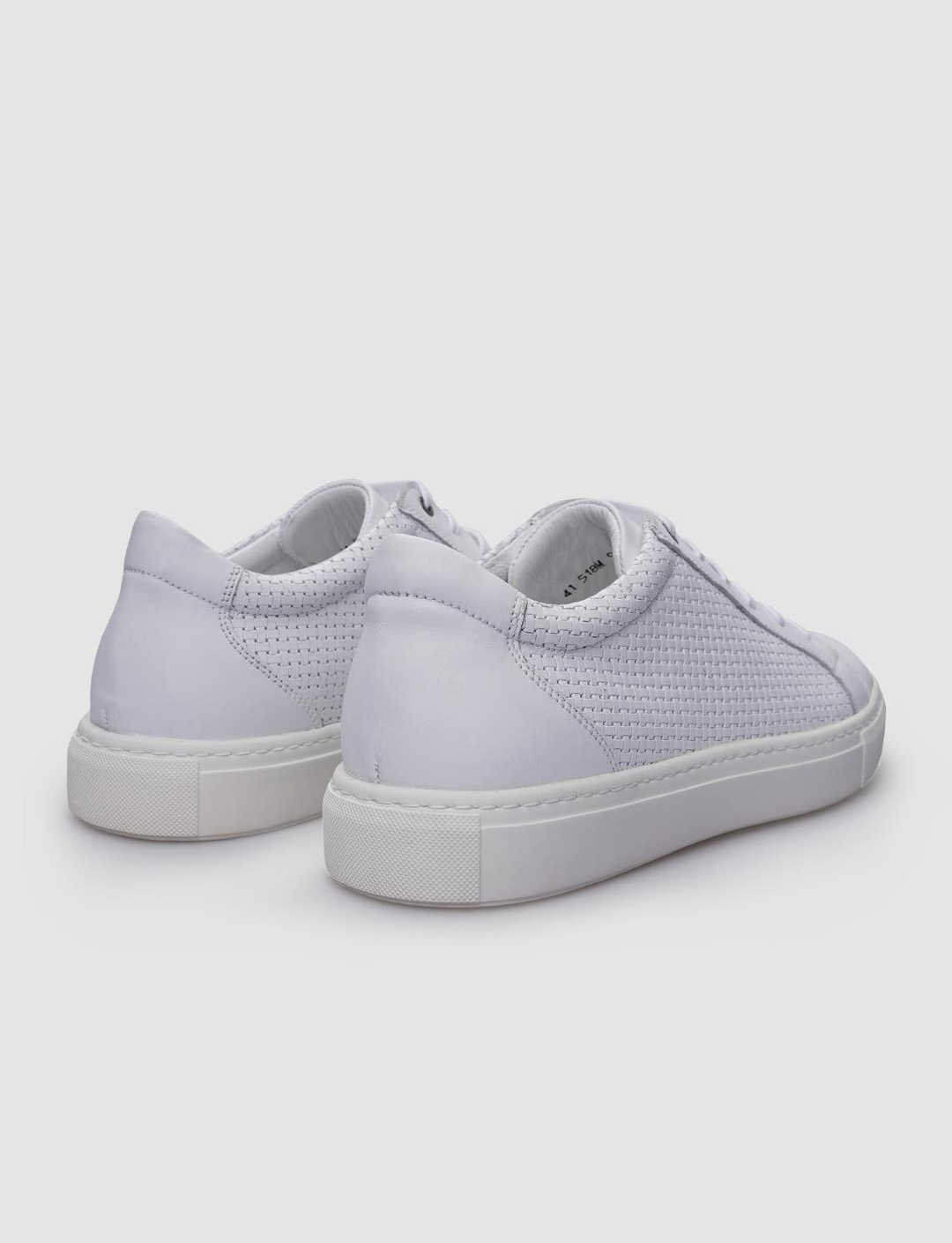 %100 Hakiki Deri Beyaz Erkek Ayakkabı