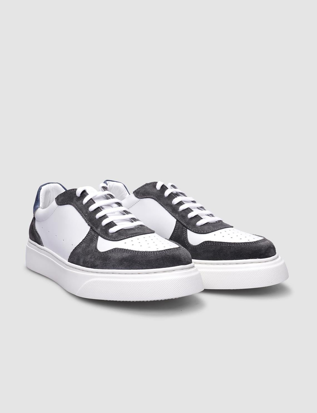 %100 Hakiki Deri Beyaz Erkek Ayakkabı