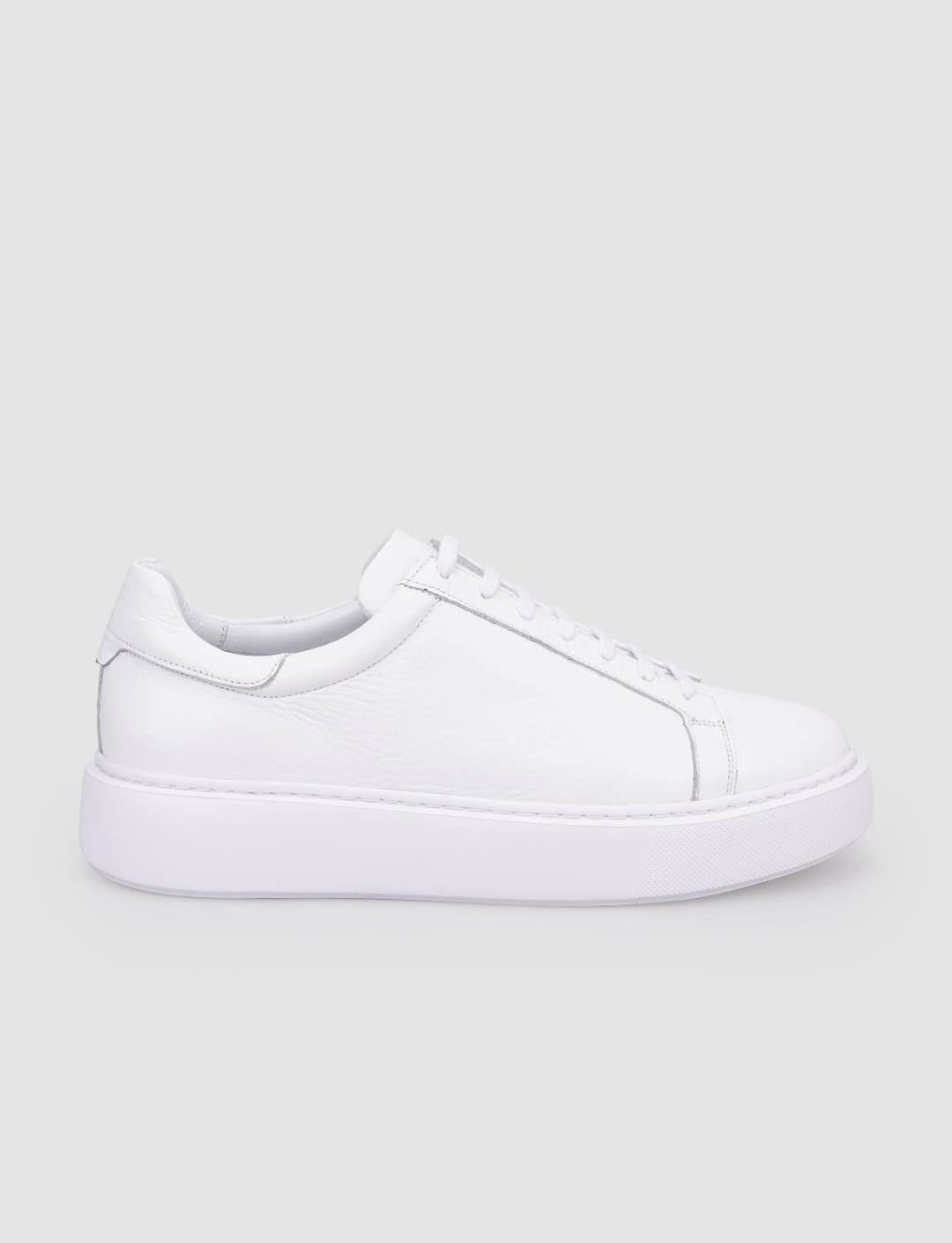 %100 Hakiki Deri Beyaz Erkek Ayakkabı