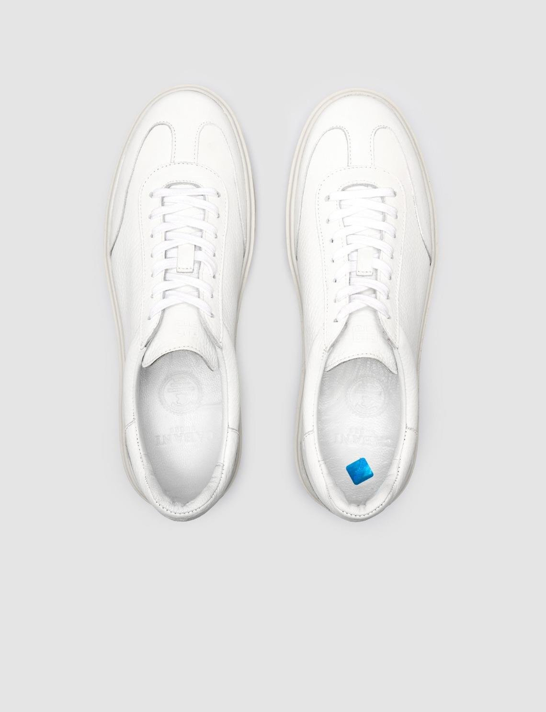 %100 Hakiki Deri Beyaz Erkek Spor Ayakkabı