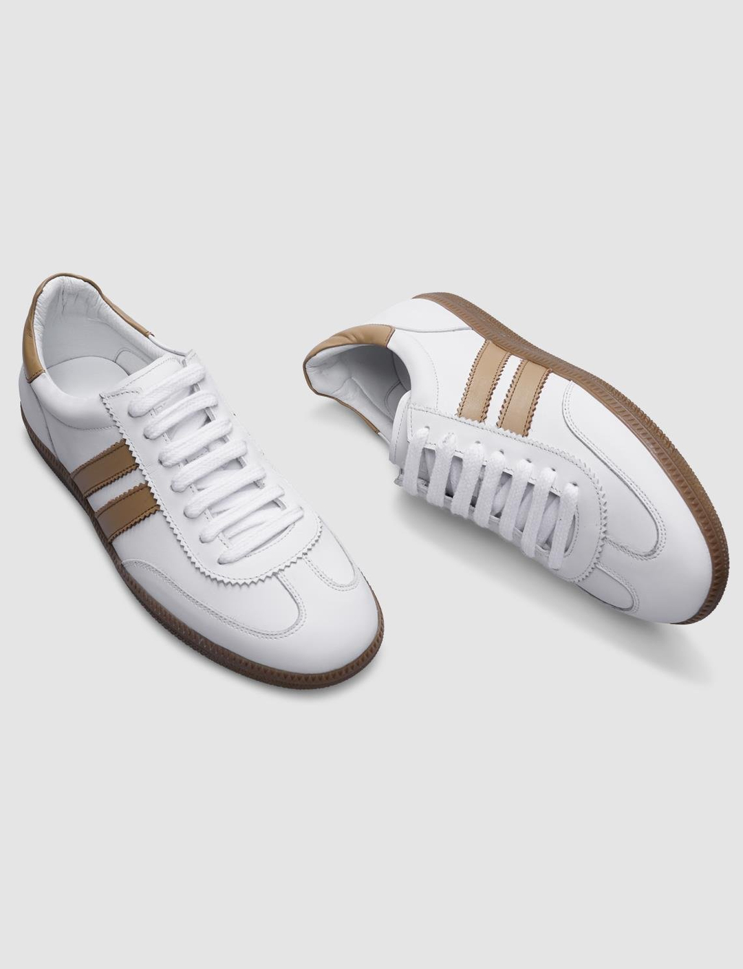 %100 Hakiki Deri Beyaz Kadın Ayakkabı